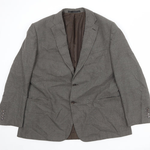 Marks and Spencer Mens Brown Polyester Jacket Suit Jacket Size 46 Regular