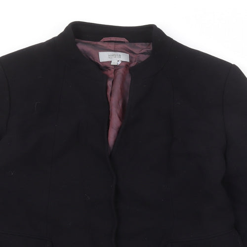 Marks and Spencer Womens Black Viscose Jacket Blazer Size 14
