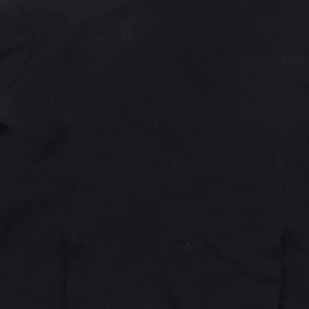 Marks and Spencer Womens Black Viscose Jacket Blazer Size 14