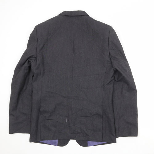 Marks and Spencer Mens Grey Polyester Jacket Suit Jacket Size 40 Regular