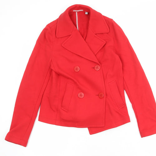 Uniqlo Womens Red Jacket Size XS Button