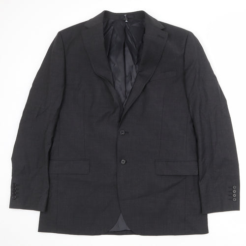 Marks and Spencer Mens Grey Wool Jacket Suit Jacket Size 44 Regular
