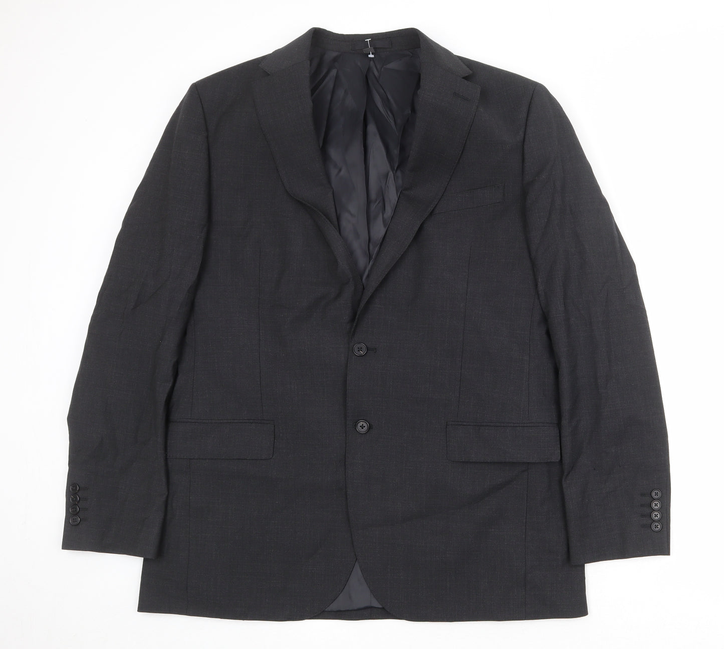 Marks and Spencer Mens Grey Wool Jacket Suit Jacket Size 44 Regular