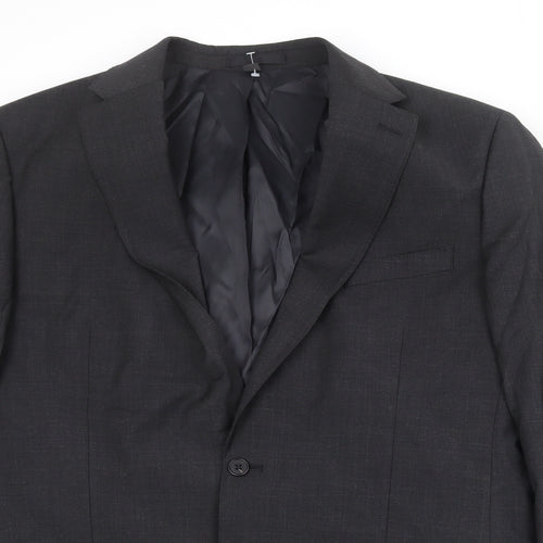 Marks and Spencer Mens Grey Wool Jacket Suit Jacket Size 44 Regular