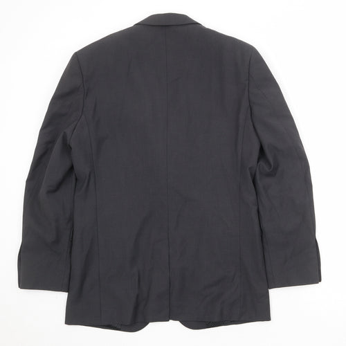 Skopes Mens Black Polyester Jacket Suit Jacket Size 36 Regular