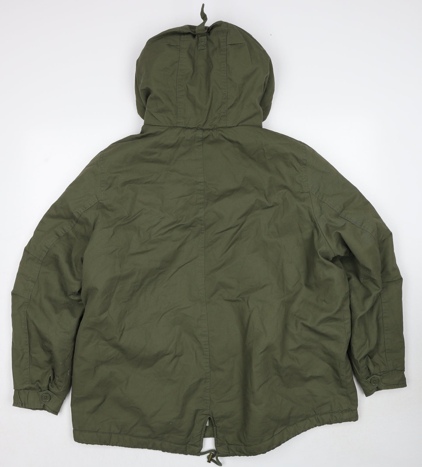 Marks and Spencer Womens Green Jacket Size 20 Zip