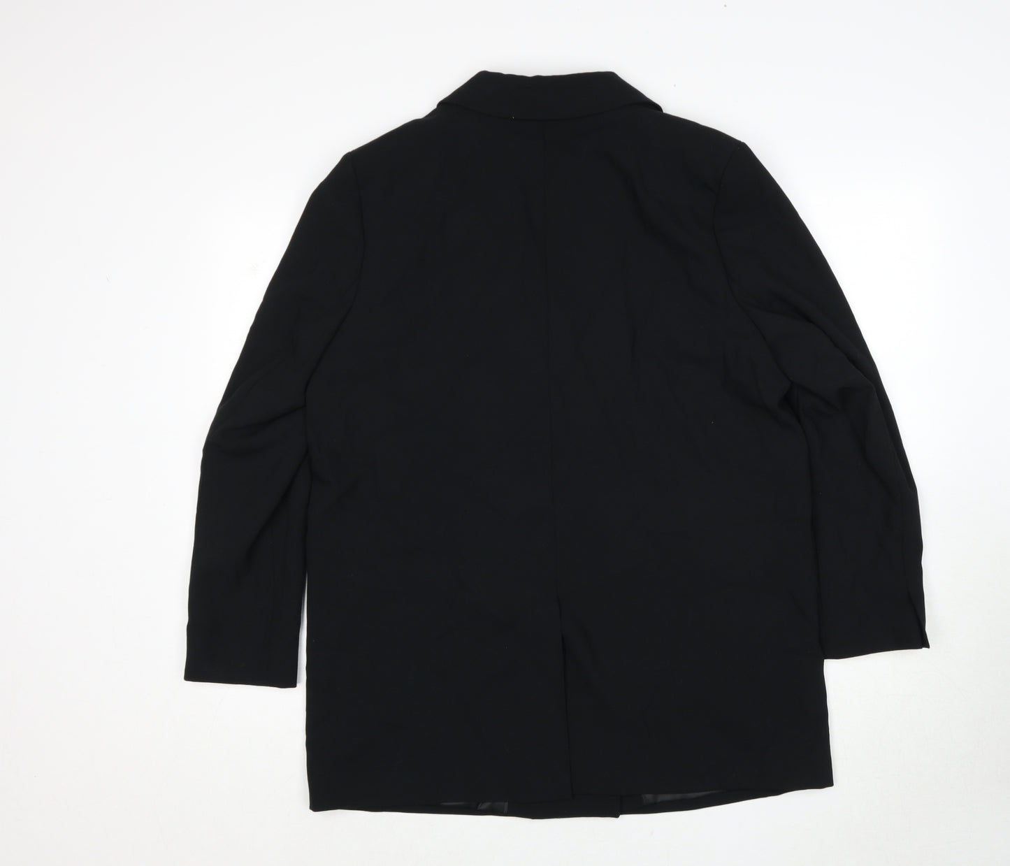 Marks and Spencer Womens Black Polyester Jacket Suit Jacket Size 14