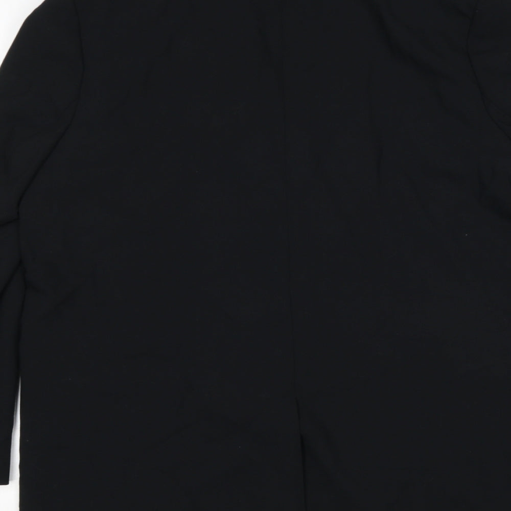 Marks and Spencer Womens Black Polyester Jacket Suit Jacket Size 14