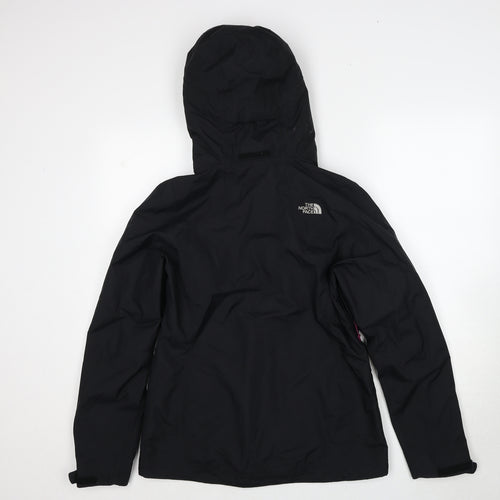 The North Face Womens Black Windbreaker Jacket Size S Zip