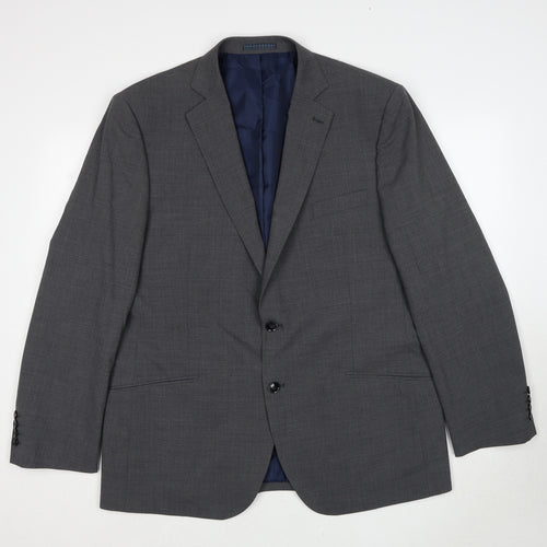 Marks and Spencer Mens Grey Wool Jacket Suit Jacket Size 44 Regular