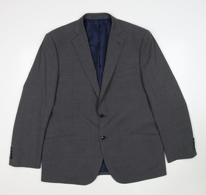 Marks and Spencer Mens Grey Wool Jacket Suit Jacket Size 44 Regular