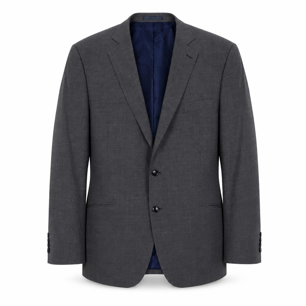 Front view of Marks & Spencer men’s grey wool jacket suit jacket, size 44, regular