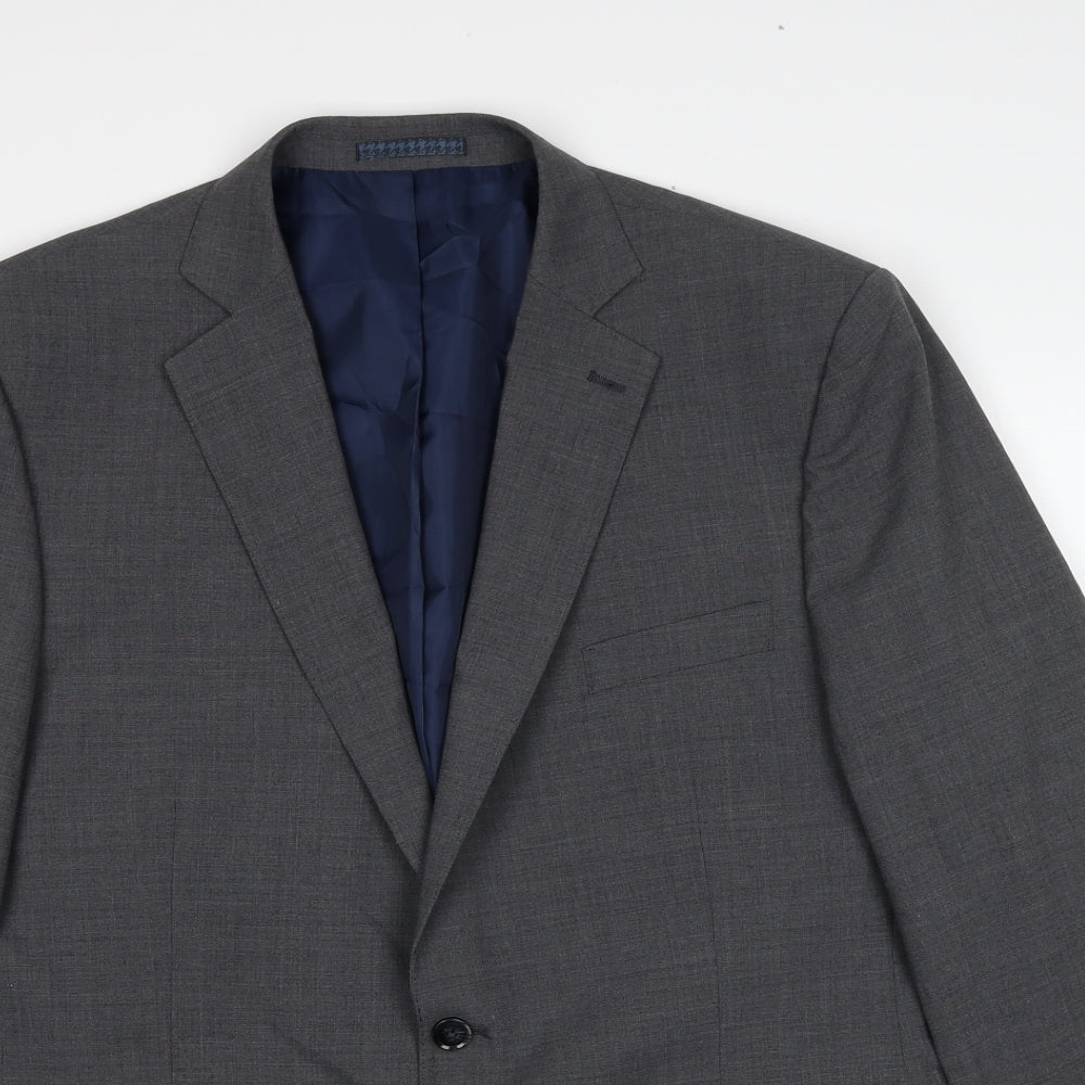 Marks and Spencer Mens Grey Wool Jacket Suit Jacket Size 44 Regular