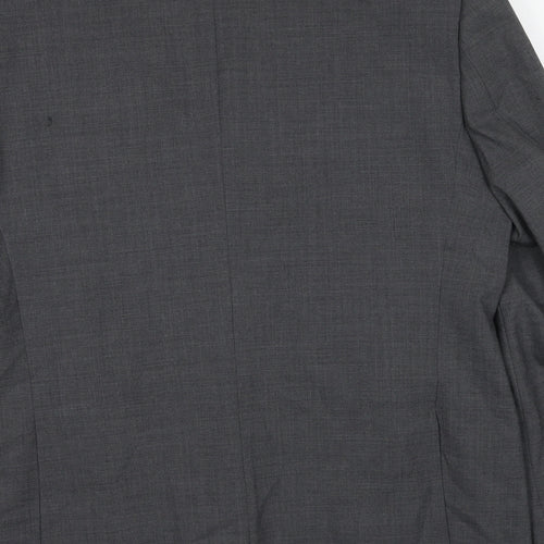 Marks and Spencer Mens Grey Wool Jacket Suit Jacket Size 44 Regular
