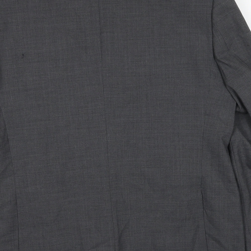 Marks and Spencer Mens Grey Wool Jacket Suit Jacket Size 44 Regular
