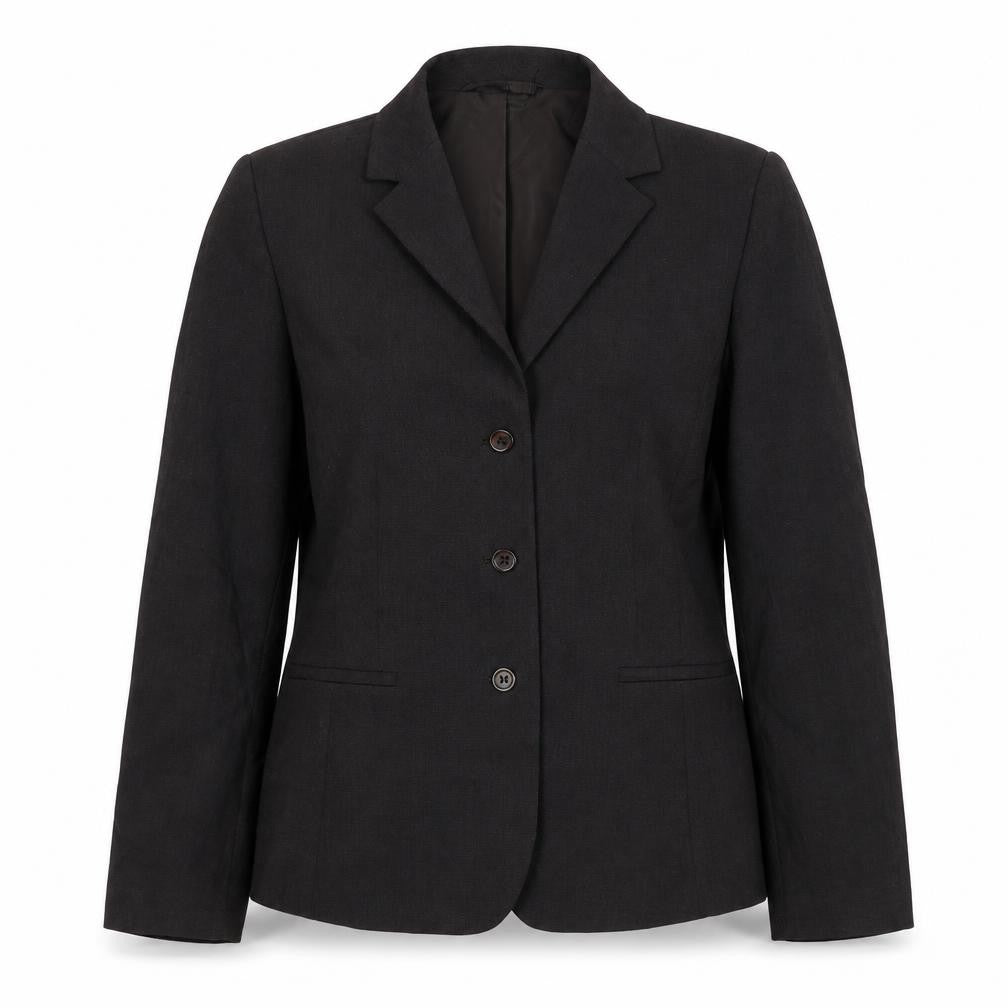 Front view of Next women’s brown polyester jacket blazer, size UK 12