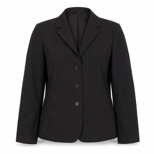 Front view of Next women’s brown polyester jacket blazer, size UK 12