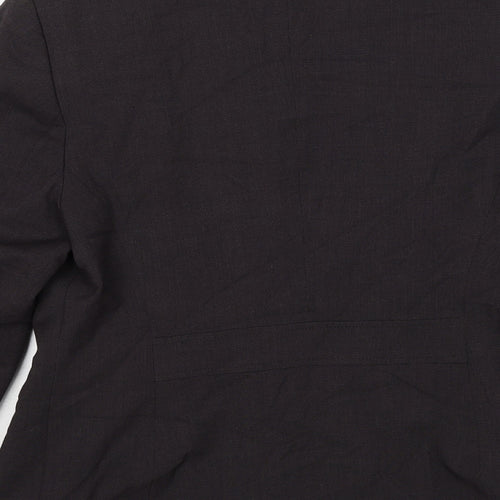 NEXT Womens Brown Polyester Jacket Blazer Size 12