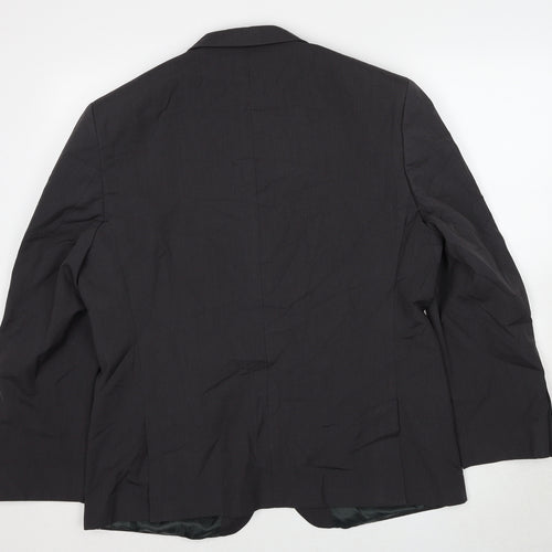 NEXT Mens Grey Polyester Jacket Suit Jacket Size 44 Regular