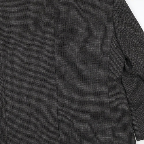 Marks and Spencer Mens Grey Wool Jacket Blazer Size 42 Regular