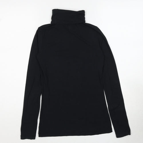 Gap Womens Black Cotton Pullover Sweatshirt Size S Pullover