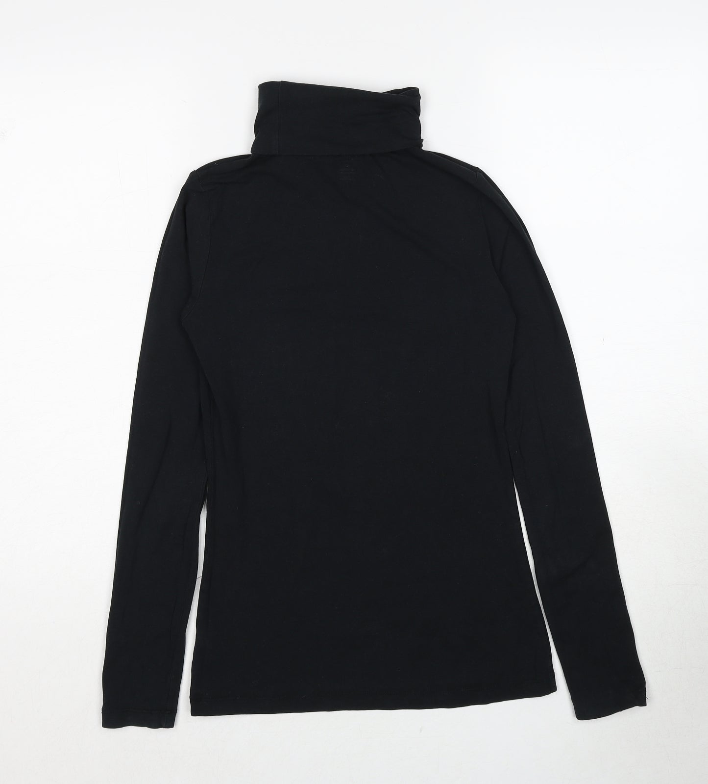 Gap Womens Black Cotton Pullover Sweatshirt Size S Pullover