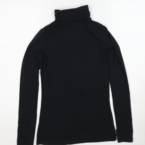 Gap Womens Black Cotton Pullover Sweatshirt Size S Pullover
