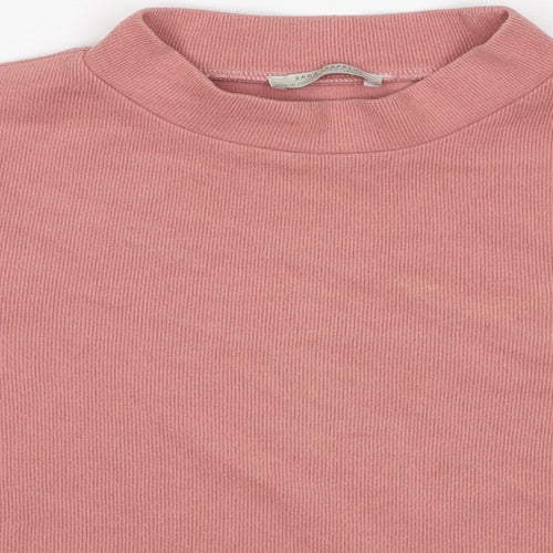 Zara Womens Pink Round Neck Polyester Pullover Jumper Size M