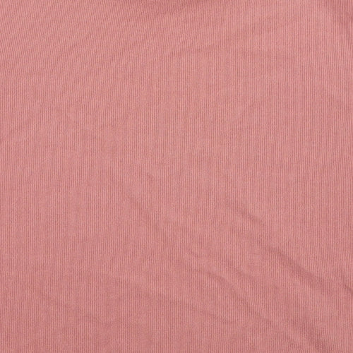 Zara Womens Pink Round Neck Polyester Pullover Jumper Size M