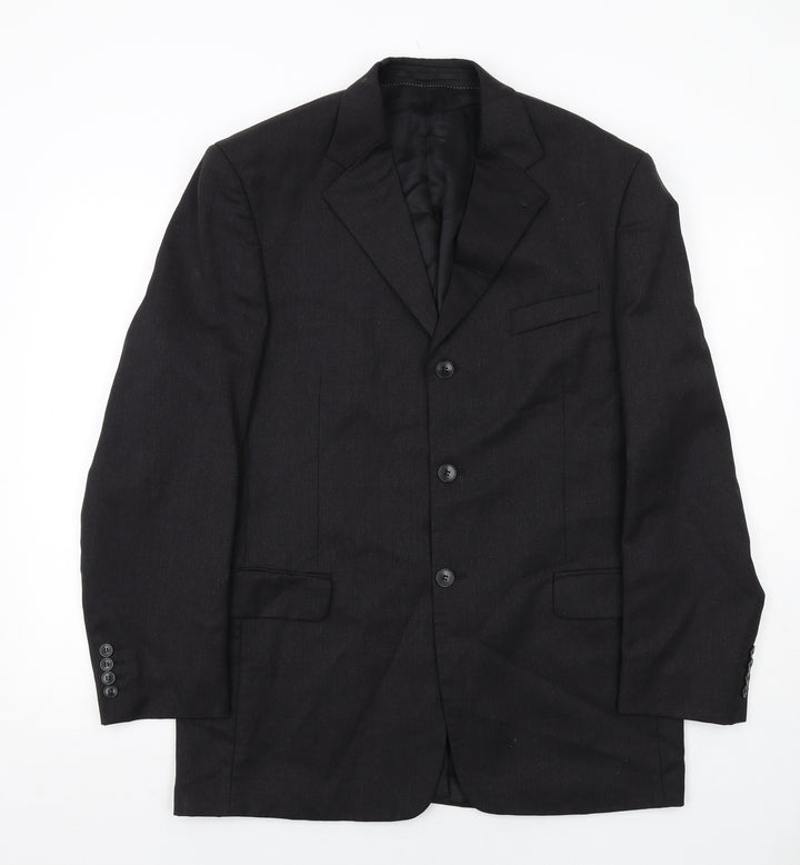 NEXT Mens Grey Wool Jacket Suit Jacket Size 40 Regular