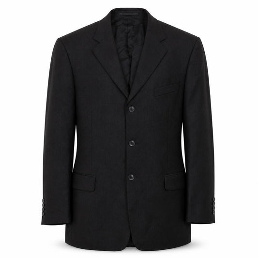 Front view of Next men’s grey wool jacket suit jacket, size 40, regular