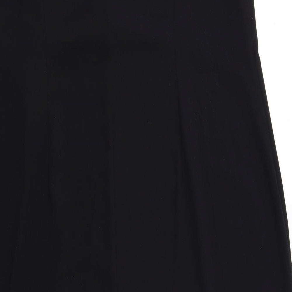 essence Womens Black Polyester A-Line Size 22 V-Neck Pullover