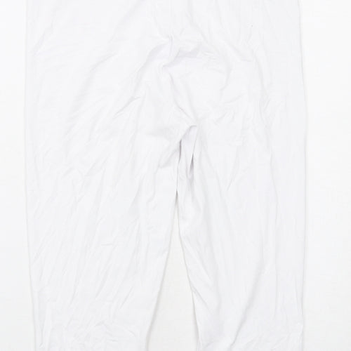 NEXT Womens White Viscose Cropped Leggings Size 16