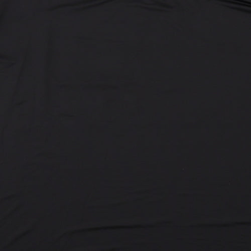 Roman Womens Black Polyester Basic T-Shirt Size 14 Boat Neck - Star