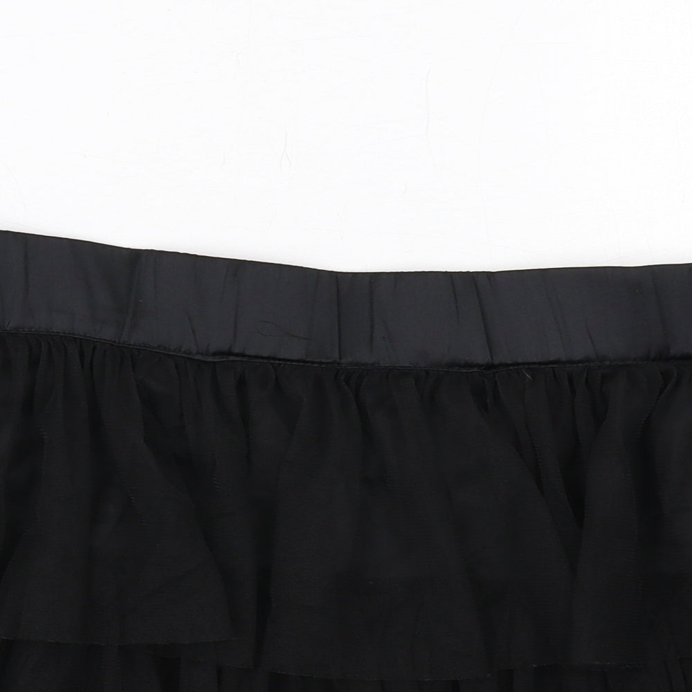 H&M Womens Black Polyester Tutu Skirt Size 12