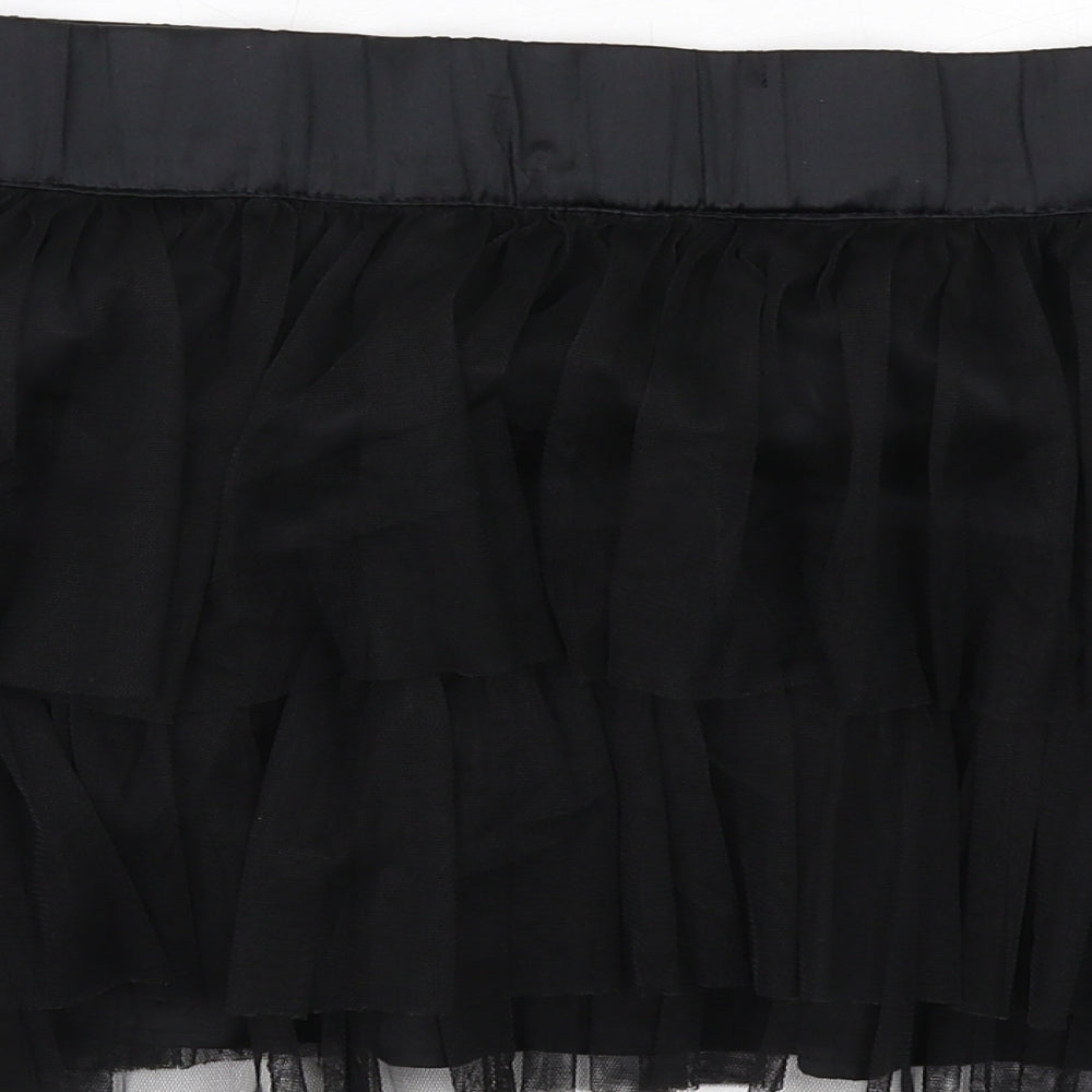 H&M Womens Black Polyester Tutu Skirt Size 12