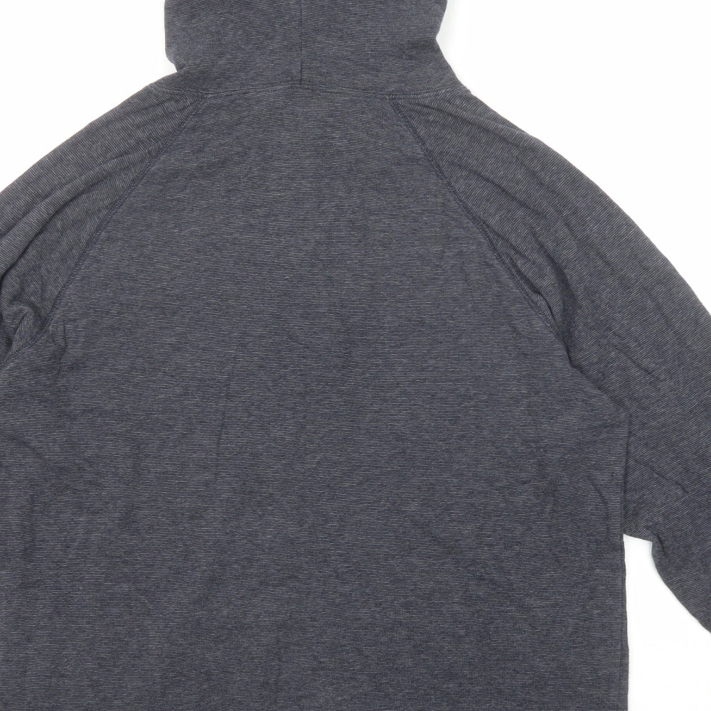 Gap Mens Grey Cotton Pullover Hoodie Size M