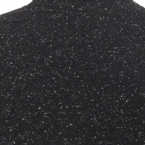 NEXT Womens Black Roll Neck Acrylic Pullover Jumper Size L