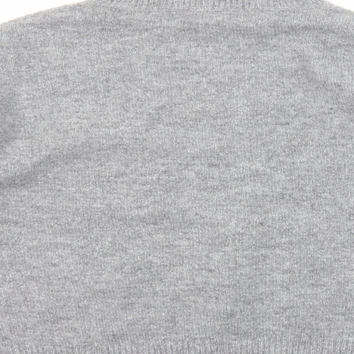 New Look Womens Grey Roll Neck Polyester Pullover Jumper Size M