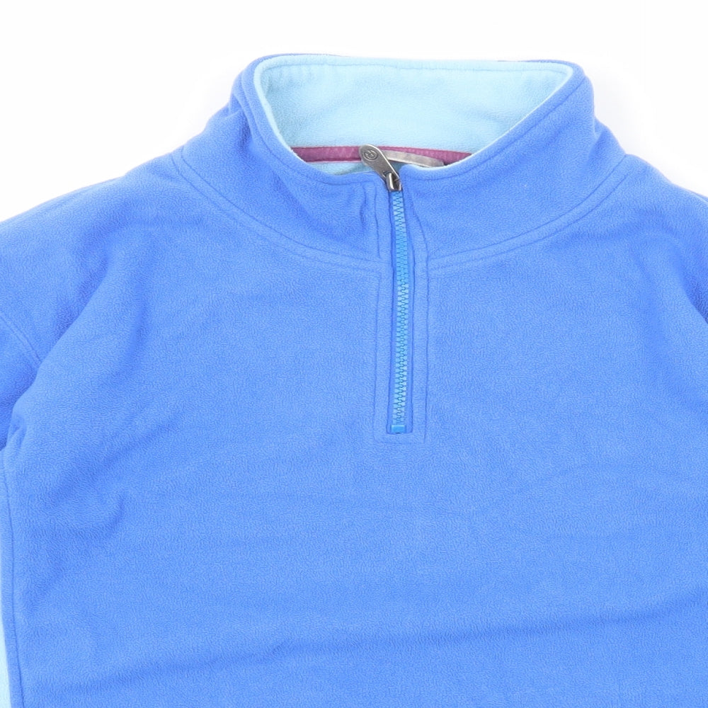 Rydale Girls Blue Polyester Pullover Sweatshirt Size 13 Years Zip