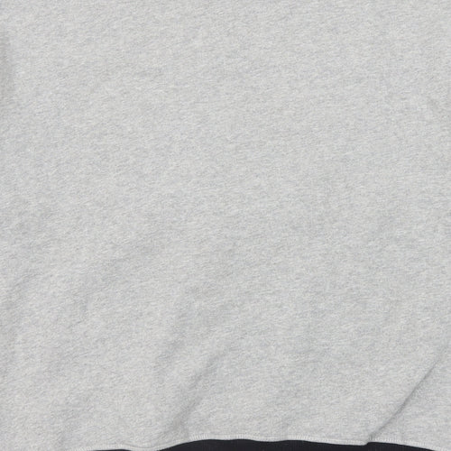 Superdry Mens Grey Cotton Pullover Sweatshirt Size XL - Colourblock