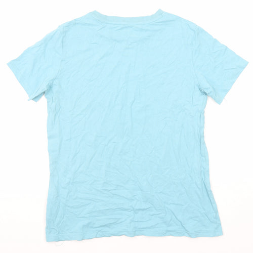 Berghaus Womens Blue Cotton Basic T-Shirt Size 14 Crew Neck