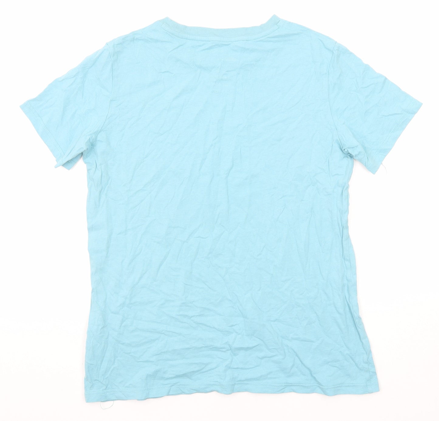 Berghaus Womens Blue Cotton Basic T-Shirt Size 14 Crew Neck