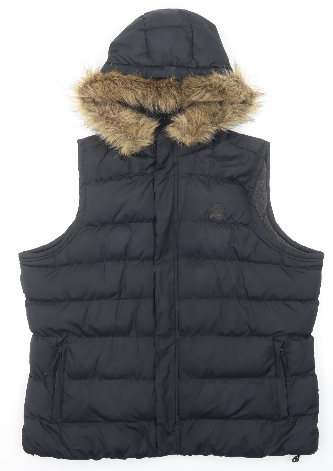 TOG24 Womens Black Gilet Jacket Size 18 Zip