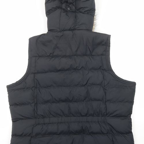 TOG24 Womens Black Gilet Jacket Size 18 Zip