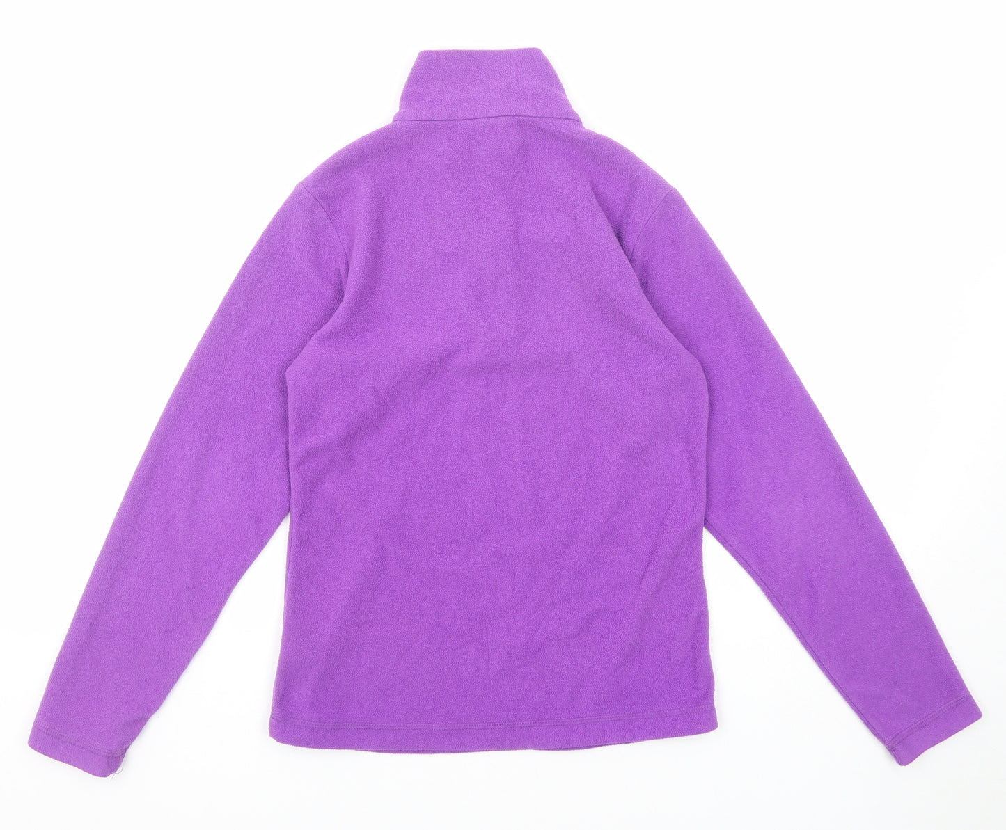 Gelert Girls Purple Polyester Pullover Sweatshirt Size 13 Years Zip - Quarter-Zip