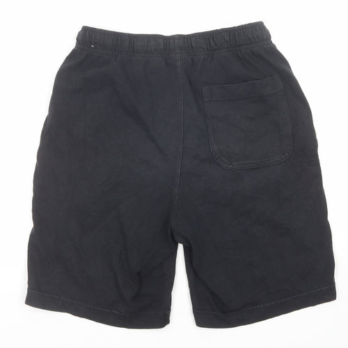 Nike Mens Black Cotton Sweat Shorts Size S Regular