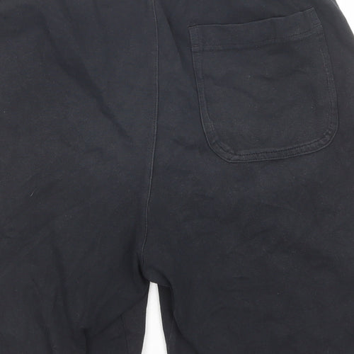 Nike Mens Black Cotton Sweat Shorts Size S Regular