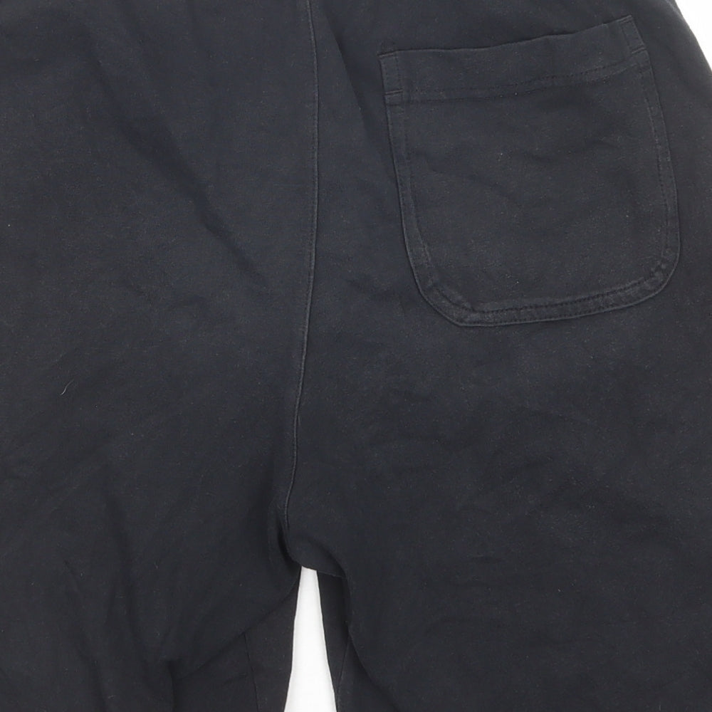 Nike Mens Black Cotton Sweat Shorts Size S Regular