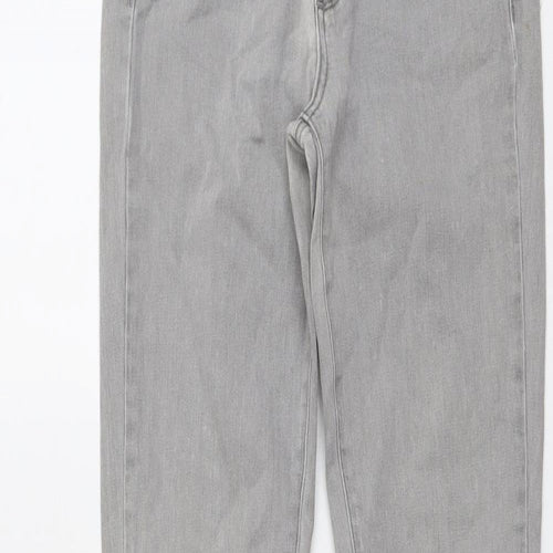 Paige Womens Grey Cotton Skinny Jeans Size 27 in L29 in Regular Button